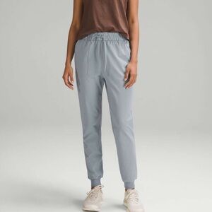 Lululemon Stretch High Rise Light Blue Jogger Pants 2